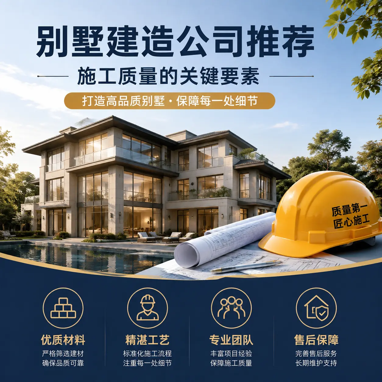 别墅建造公司推荐： 江口 施工质量的关键要素