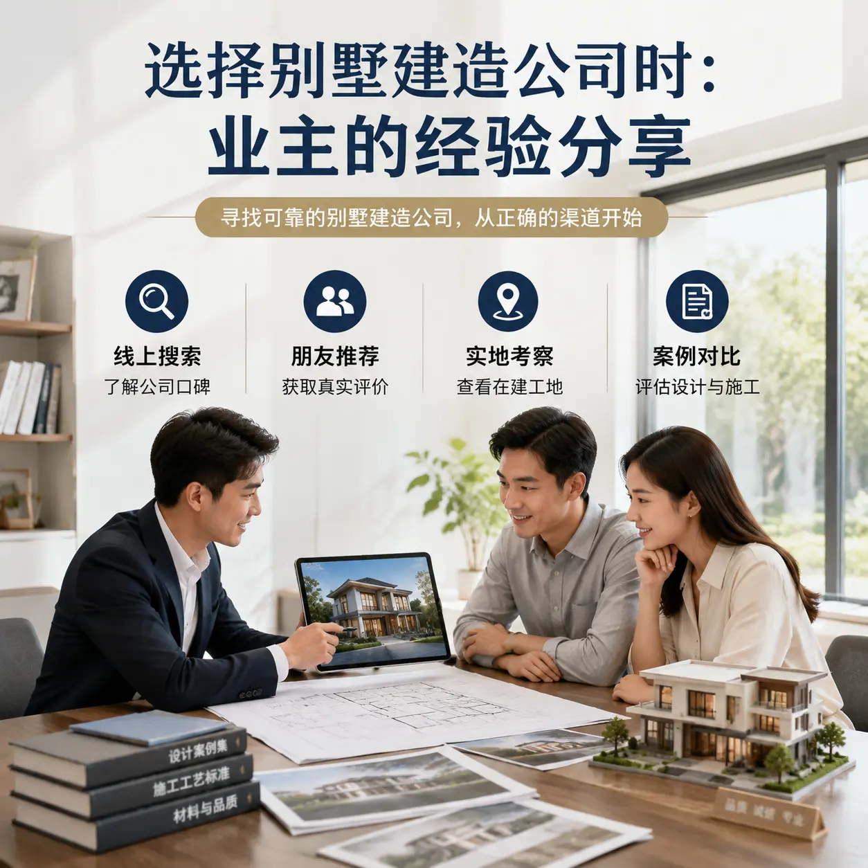 选择别墅建造公司时: 江口 业主的经验分享
