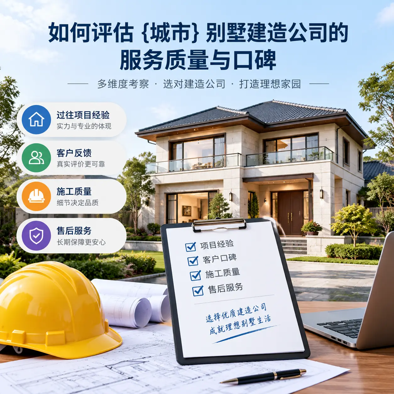 如何评估 江口 别墅建造公司的服务质量与口碑