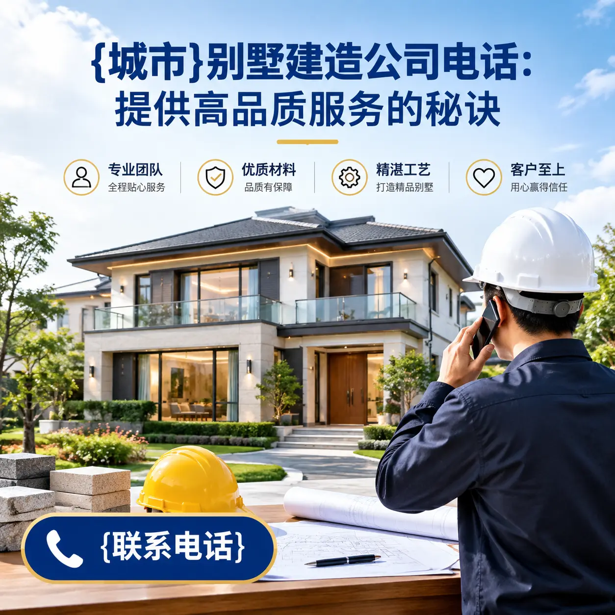 江口别墅建造公司电话：提供高品质服务的秘诀