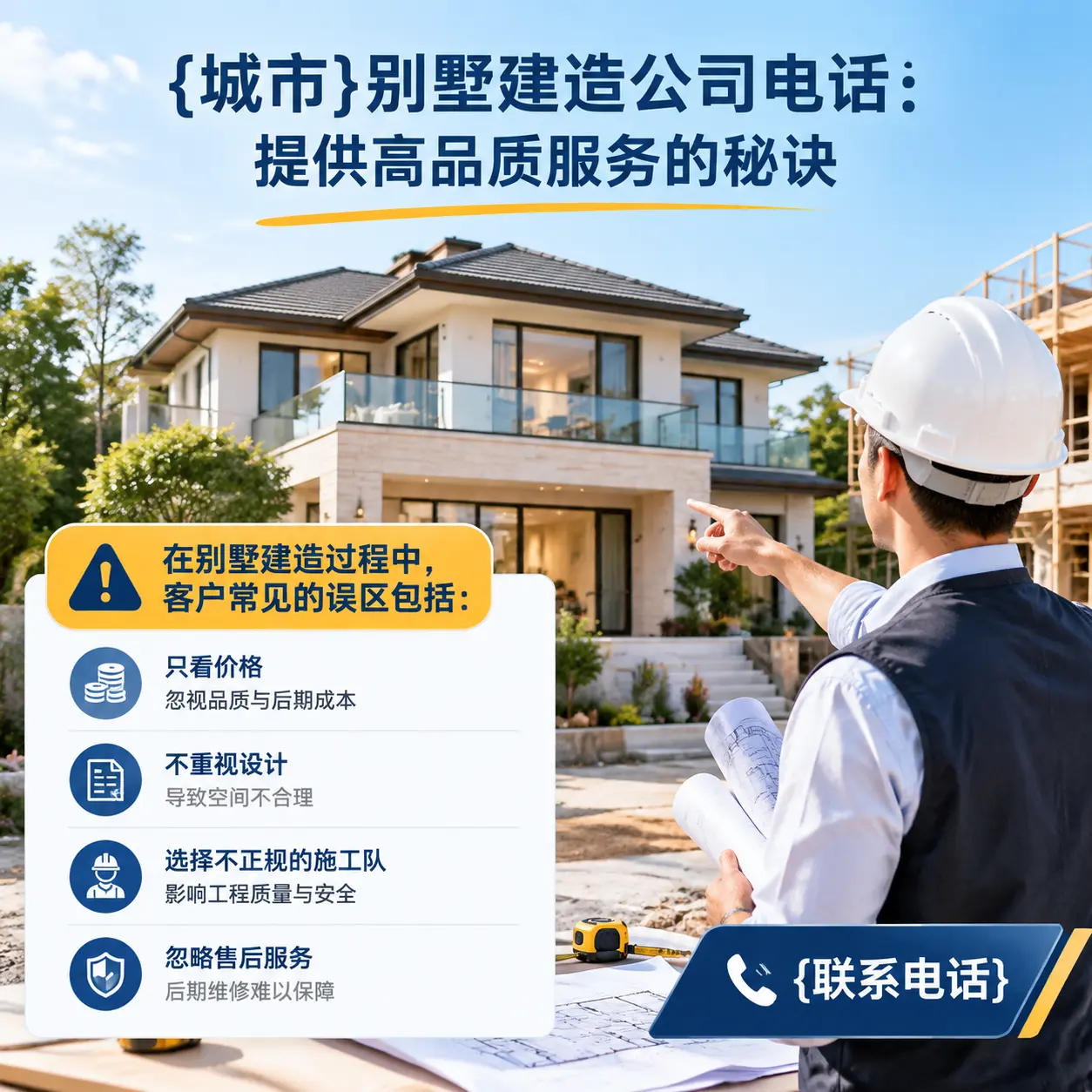 江口别墅建造公司电话:提供高品质服务的秘诀