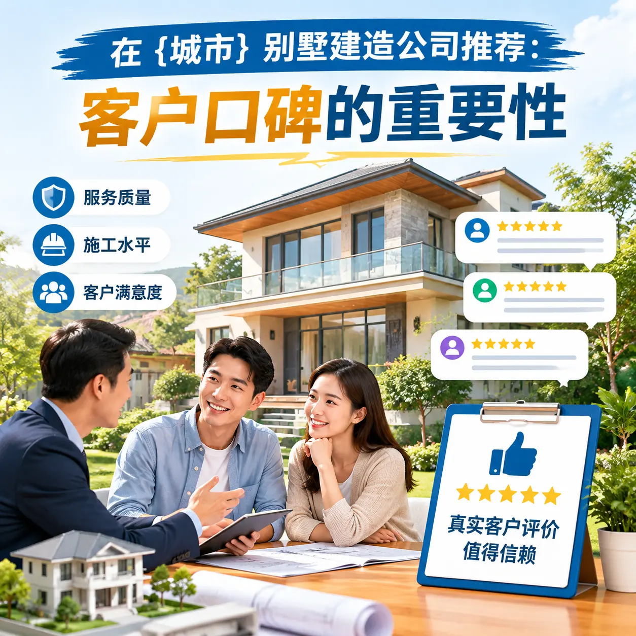 在 江口 别墅建造公司推荐：客户口碑的重要性