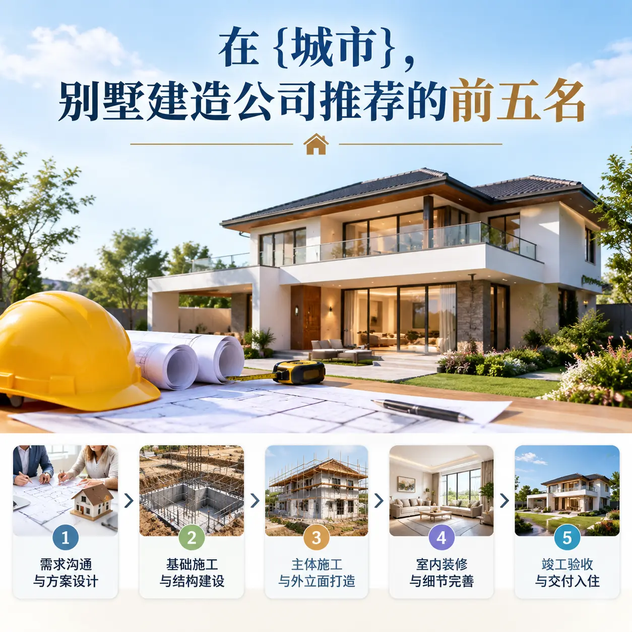 在 江口，别墅建造公司推荐的前五名