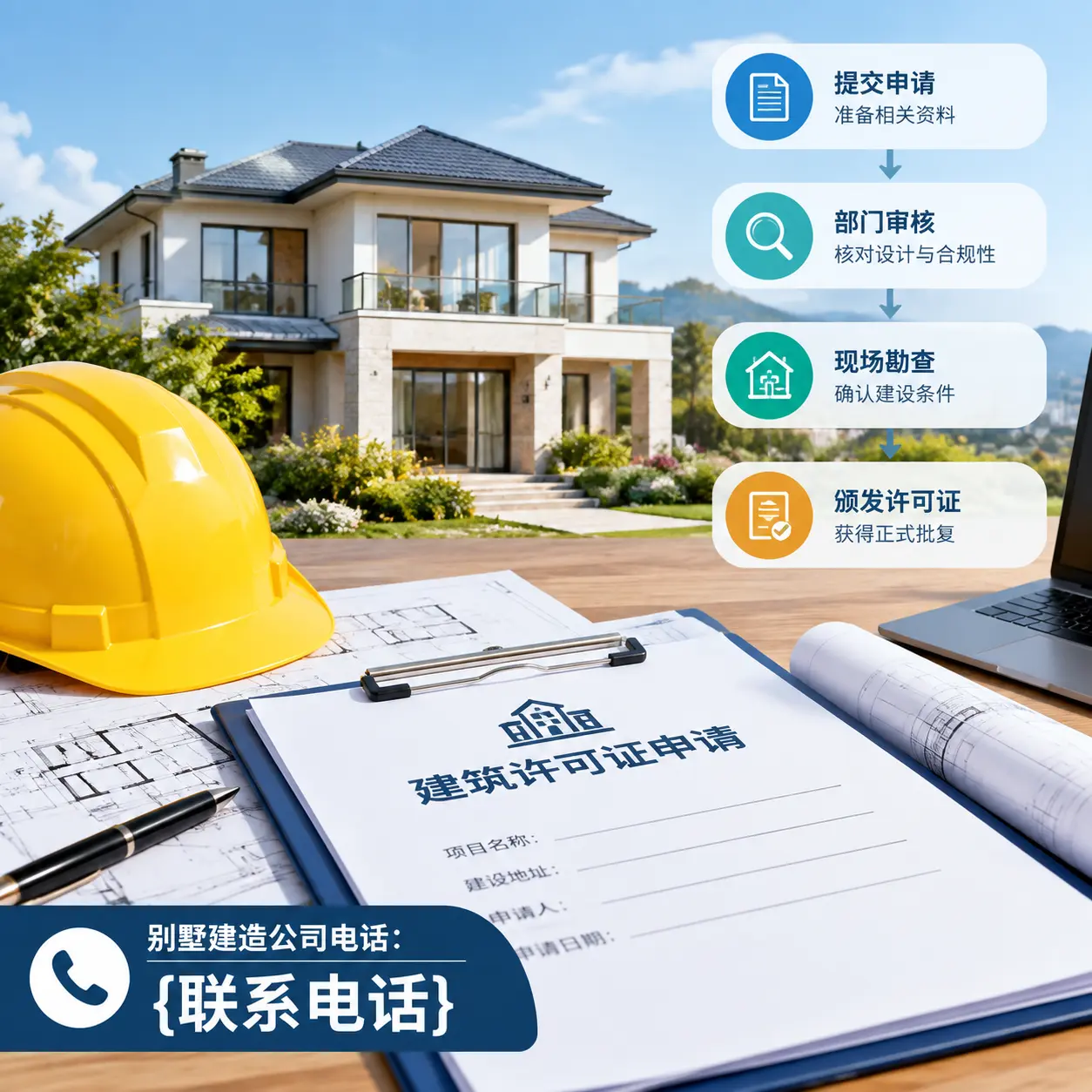 别墅建造公司电话:在江口建造前的准备工作