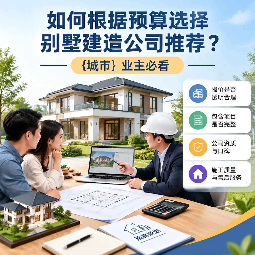 如何根据预算选择别墅建造公司推荐? 江口 业主必看