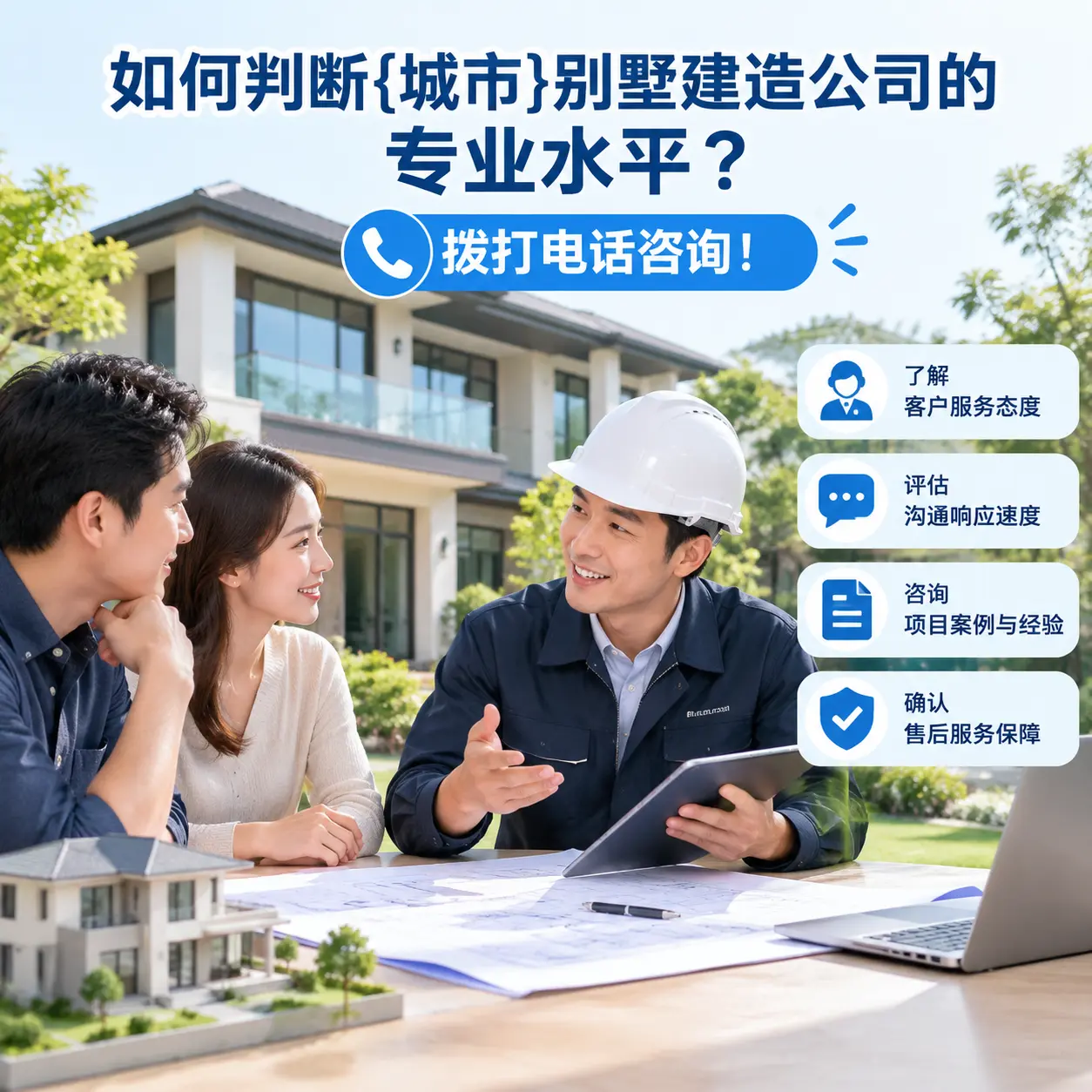 如何判断江口别墅建造公司的专业水平?拨打电话咨询!